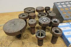 5C Collets **NIB** China (18pc) Set 1/16" - 1-1/8" with Divider Stand, and Emergency 5C Collets