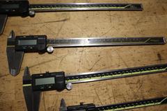 Mitutoyo Absolute Digimatic Verneer Calipers, (3) 12" (1) 8"