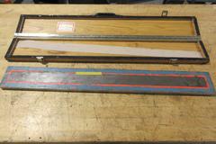 Irontronics Precision Ground Parallel 33.5" x 4" x .75", in Wooden Carry Case