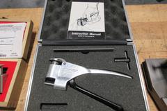 Webseter Hand Held Hardness Tester, Suttle Electrical Crimper, (2) Height Stands, (2) Expanding Mandrels