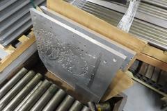 Surplus Material including Steel Round Bar Stock and Aluminum Plates