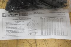 Mitee-Bite 33220 | 1/4-20" Screw Size Locating Rail, 1 Box (16 pcs) with Bag of Screws ** New In Box **