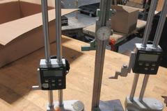 Digital and Dial Height Stands10-12", Mitutoyo and Scher Tumico **Uknown Working Order**