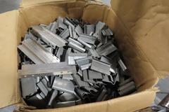 Heavy Duty Banding Straps, Ratchets, Crimper and Box of Clips 1-3/8" Wide x 2" Long