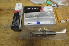 Mistubishi Diaedge Inserted Drills and Shell Mills, (2) Ea. New In Packages, 3.5" Dia Shell Mills, .7283" Dia Drills with Inserts