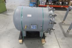 Wheeler Tank Mfr. Heavy Duty Pressure Tank with Relief Valve, Swinging End Cap and Stand