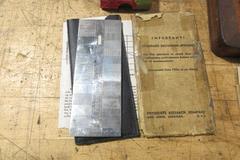Starrett Micrometer Setting Standards 1"-11", Swedish Gage Co. Micrometer Standards 1"-12", Feeler Gage Stock, Surface Finish Standards