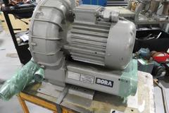 Rietschle Thomas Bora SAP 300 (01) Vacuum Pump and (2) Shelf Cart