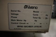 Miyano BND-34S CNC Lathe, C-Axis on Main and Sub-Spindle, 12 Station Turret, Parts Catcher & Conveyor, Chip Conveyor