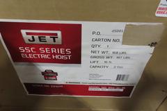 Jet 2SS-3C-15 (Model 231500) 2 Ton Electric Chain Hoist (New in Box)