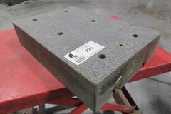 Granite Surface Plate Gray with T-Slotted Bottom 18" x 12" x 4"