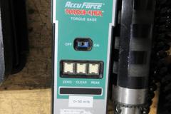 Torque Wrenches and Guages, (1) Snap On 1/4" Drive Torque Meter, (1) Williams 3/8" Drive Torque Ratchet, Ametek, Mark 10,  Wheeler FAT Wrench Drivers