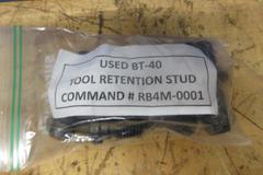 Command BT-40 Tool Holder Retention Knobs, Mainly Used Some New, Part # RBM4-0002 & RBM4-0001