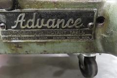 Advance B-13 Cross Slide Rotary Table with 13" x 13" Table Area