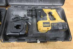 Dewalt 18 Volt SDS Concrete Hammer Drill DC212, and Reciprocating Saw DC385, Both with Batteries and Carry Cases
