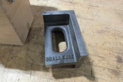 Challenger Precision Ground Angle Plate 5x8x4" in Wood Case