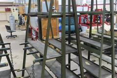 Pollard 3-Shelf Metal Stock Racks 3' Wide x 2' Deep x 7 High , (6) Total