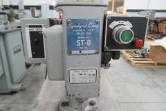 SpeedyCut ST-0 Tapping Machine with 5" Throat W/ Foot Pedal, Mounted On Metal Table