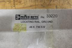 Mitee-Bite 33220 | 1/4-20" Screw Size Locating Rail, 1 Box (24 pcs) New In Box