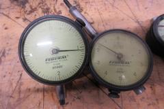 Federal Dial Travel Indicators with Assorted Height Stands and Clamps