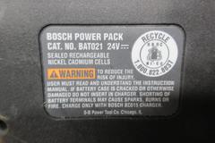 Bosch 24V Annihilator 11225 VSR Hammer Drill with 2 Batteries and Charger in Case