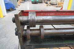 Thrifty Gang Slitter, Motorized 20 Gauge Capacity, (2) Sets of Blades, 3' Max Width, Single Phase