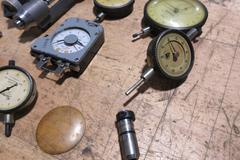 Dial Travel Indicators, Federal, Geneva, Hardinge, Assorted