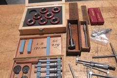 Etalon Small Hole Bore Guage Set .187" -.400", Assorted Telescoping Hole Guages, SPI Master Ring Guages