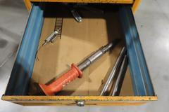 2-Drawer Cart and Contents with 20" x 30" Aluminum Top