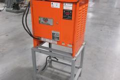 GNB Ferrocharger 24V on Metal Stand with Power Cord and 2 Prong Connector Plug