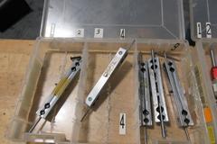 Gauge Pins, Go/No-Go Pin Sets and Holders in Plano Plastic Divider Cases, Various Diameters