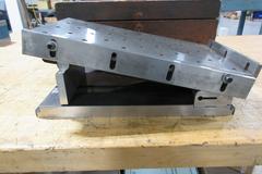 Omer E. Robbins Sine-Plate Precision Ground with Threaded Mounting Holes 0-90 Degrees and Wood Case