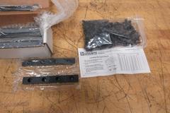 Mitee-Bite 33220 | 1/4-20" Screw Size Locating Rail, 1 Box (16 pcs) with Bag of Screws ** New In Box **