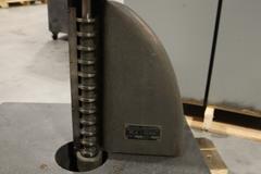 Rahn 27in x 21in 2-Ledge Granite Surface Plate w/ Thru Hole and Cadillac PLA-CHEK HG12 Height Gauge