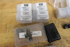 Inserted Turning Tool Holders, (2) Kennametal MCLNR1616H12 5/8" Facing, (6) KM KM20MCLNR11225 Replaceable Heads and Assorted Carbide Inserts **NEW**