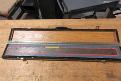 Irontronics Precision Ground Parallel 33.5" x 4" x .75", in Wooden Carry Case