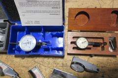 Dial Indicators, Assorted Brands and Accuracy, Mitutoyo, SPI, Brown & Sharp and Others