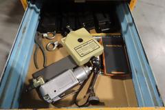 2-Drawer Cart and Contents with 20" x 30" Aluminum Top