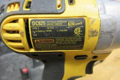 Dewalt 18 Volt Variable Speed Drill DCD940, and 1/4" Impact Driver DC825, Both with Batteries, Chargers and Carry Cases