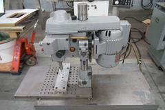 SpeedyCut ST-0 Tapping Machine with 5" Throat W/ Foot Pedal, Mounted On Metal Table