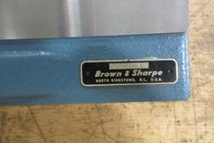 Brown & Sharpe Sine Plate, Precision Ground 12.5" x 6" Surface with Threaded Mounting Holes