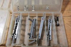 Gauge Pins, Go/No-Go Pin Sets and Holders in Plano Plastic Divider Cases, Various Diameters