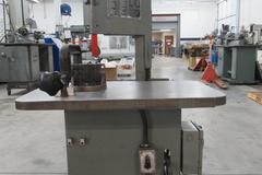 Roll-In Vertical Band Saw, 3/4" Blade, Gravity Blade Feed,Vise and Clamp