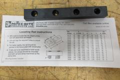 Mitee-Bite 33220 | 1/4-20" Screw Size Locating Rail, 1 Box (24 pcs) New In Box