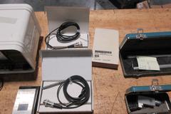 Tesatronic TTA 20 Electronic Amplifier Analog Display with Probe, Assorted Sheffield Tracer Heads and Other Probes.