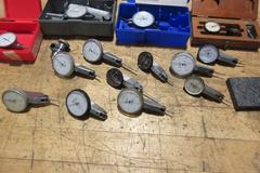 Dial Indicators, Assorted Brands and Accuracy, Mitutoyo, SPI, Brown & Sharp and Others