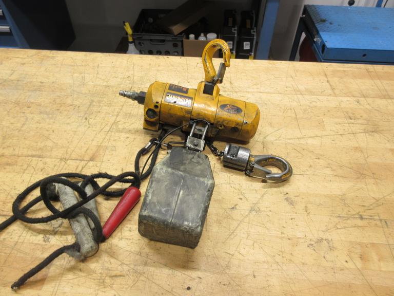 Harrington Mini Cat 250 lb Pneumatic Chain Hoist