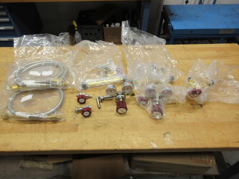 ProStar/ProSpec Platinum SST and Brass Gas Pressure Valves, Tubing, Assorting Fittings *** New Unused ***