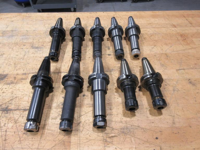 CAT40 Tool Holder, ER20 Collet Type, (10 pcs) Assorted Brands 6" & 4" Gage Length