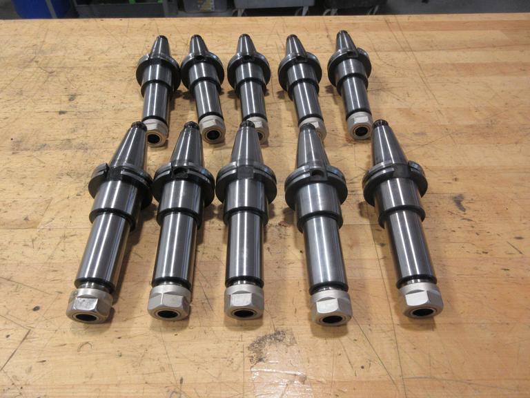 Kennametal CAT40 Tool Holder, ER20 Collet Type, (10 pcs) 6" Gage Length